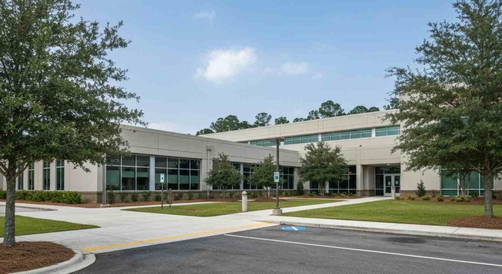 Near the Al Cannon Detention Center